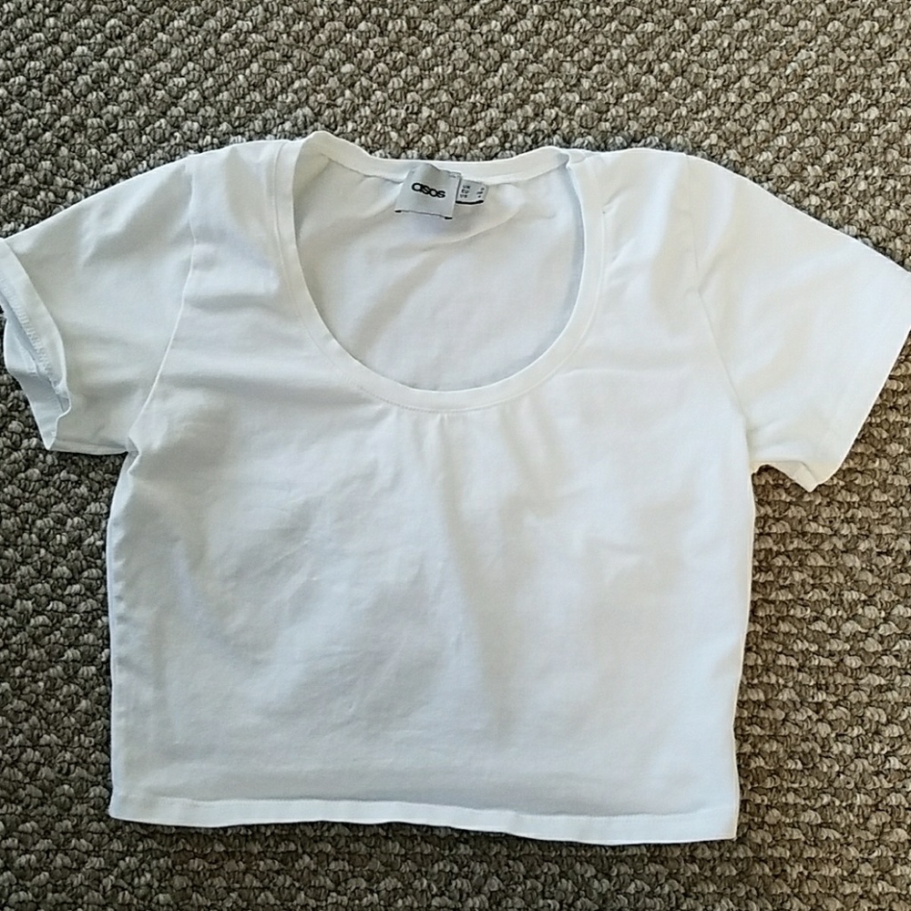 Asos fitted crop top